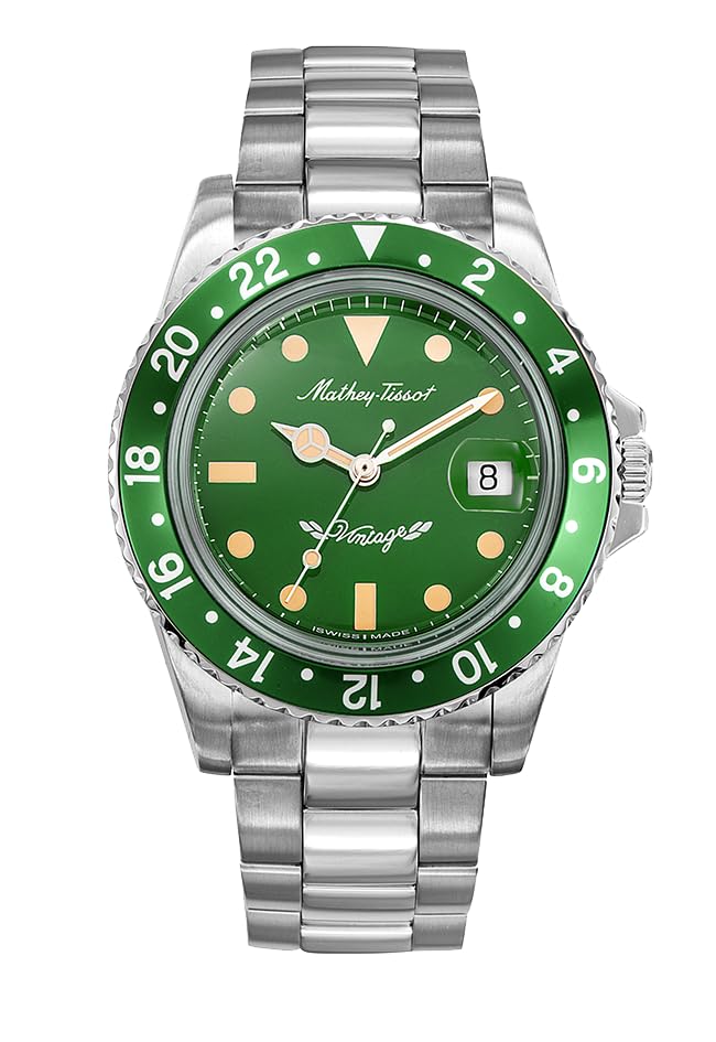 Mathy Vintage Automatic 40mm H900ATV Silver Automatic Watch Mathey-Tissot Men's