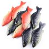 Simulated Fish Model Realistic Black White Artificial Crucian Figurine Fish Decoration Ornament Kids Animal Learning Toy Photo Prop
