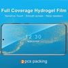 IMAK 2Pcs/Set Hydrogel Film III для Samsung Galaxy S22 5G/S23 Anti-Scratch TPU Film HD Clear Full Screen Protector