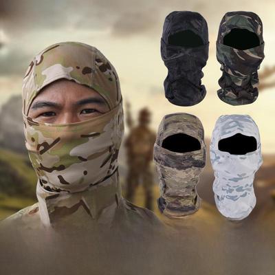 Маска для велоспорта на шею Scorpion Ninja с камуфляжным принтом - ветрозащитный спортивный лыжный шарф