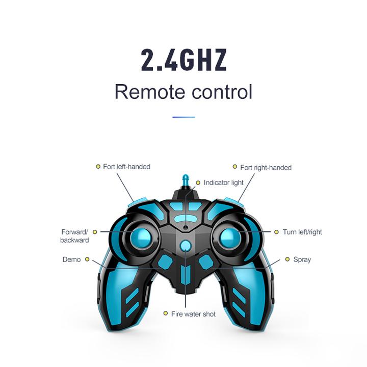 Детский механический танк с дистанционным управлением, распознающий жесты, запускающий водяную бомбу, четырехколесный внедорожник, радиоуправляемая игрушка