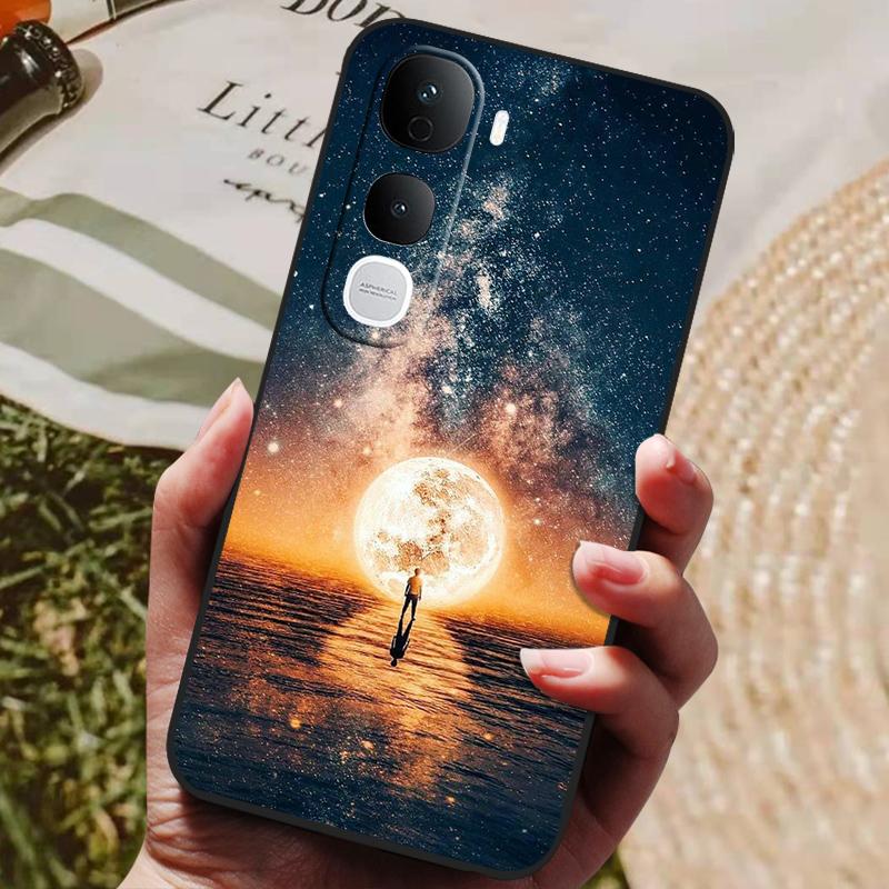 Для Vivo Y400 Pro 5G Чехол Силиконовая Задняя Крышка Чехол для Телефона для Vivo Y400 4G 5G Глобальная Y 400 Pro Чехлы Мягкий бампер coque Ударопрочный