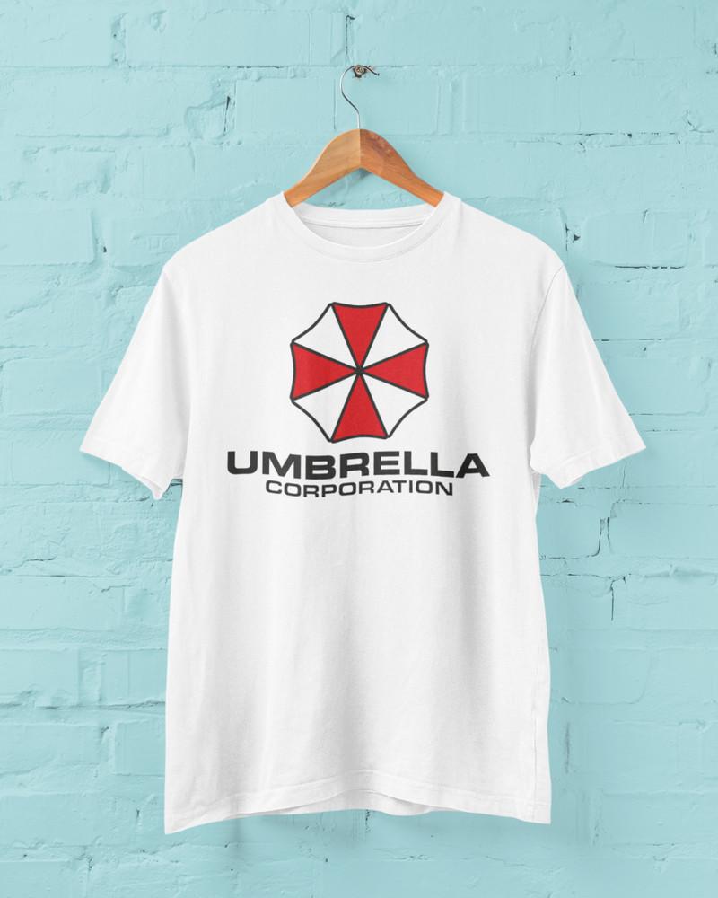 Umbrella Firma Resident Evil Film T- Virus Merch Cosplay Herren Bio T-Shirt