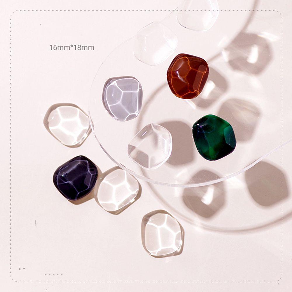 Card Round Shape Glass Color Card Nail Polish Gel Display Tablet Nail Color Showing Nail Art Tool