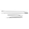 4PCS Car Side Door Body Molding Strips Trim ABS Plating Fit for Harrier Venza XU80 2020 2021