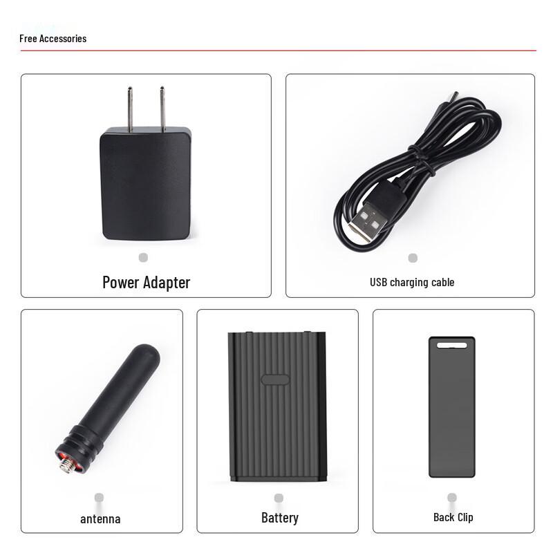 KSUN TFSI Long-Range Dual PTT Walkie Talkie (CN version)
