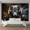 Wallpaper Wolf Abstract Animals