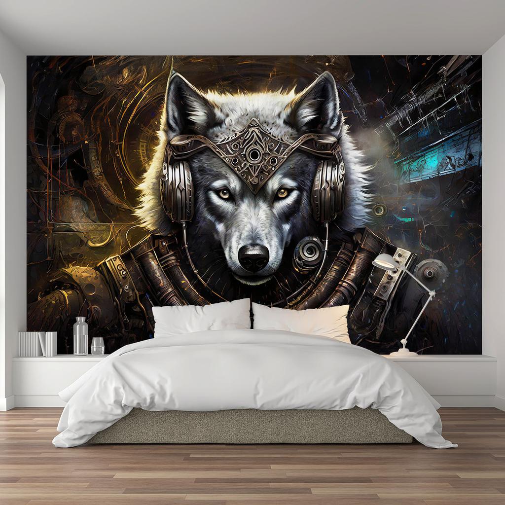 Wallpaper Wolf Abstract Animals