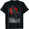 Red Moon Raven Graphic Black Crow Unisex T-Shirt