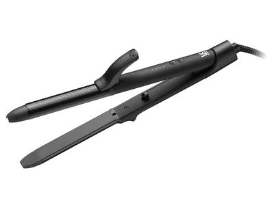 Vidal Sassoon Curl & Straight 2WAY утюжок для волос 25 мм Basic, совместимый с зарубежными товарами, 4 уровня регулировки температуры, отрицательные ионы, черный VSI-2550KJ