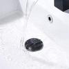 Push Button Silver Chrome 66mm Basin Waste Sink Plug  Up Cap Click Clack Replacement for Kitchen Bathroom Drainage