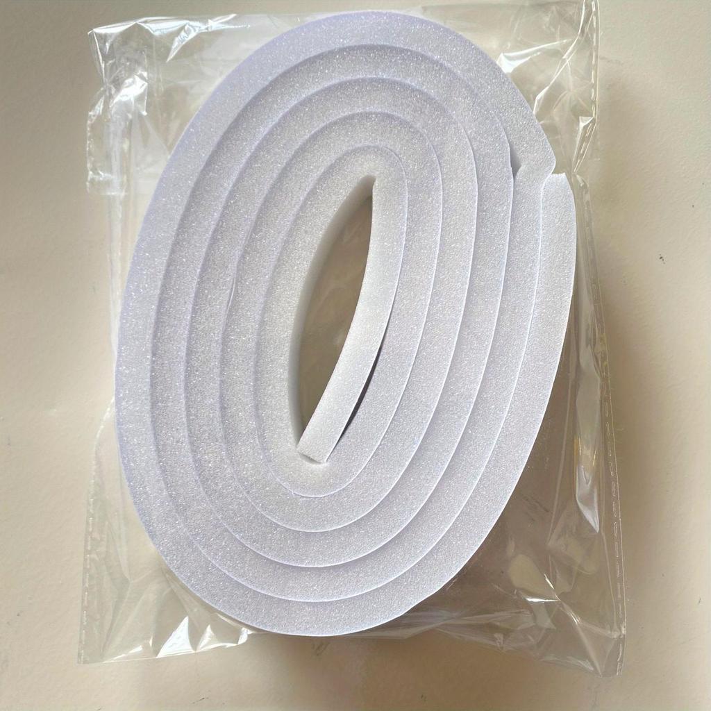 2 Roll/pack Weather Stripping Seal Self Adhesive Seal Strips Foam Window Glass Door Soundproof Anti Collision Dustproof Gap Warm Sealing Tape