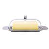 Stainless Steel Butter Box with Lid Airtight Butter Dish for Countertop Fridge Butter Keeper Tray for Cream Cheese