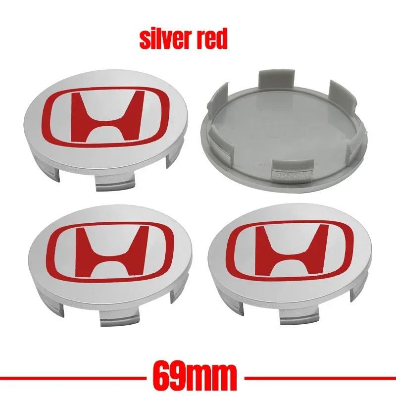 TR3-4pcs/set Car Styling Wheel Center Cap Hub Covers Badge Accessories For Honda Civic Fit Jazz Accord Pilot CRV Passport City XRV