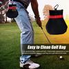 Держатель для мяча для гольфа, неопреновый чехол для мяча для гольфа с зажимом, переносная сумка для переноски аксессуаров для гольфа для игроков в гольф