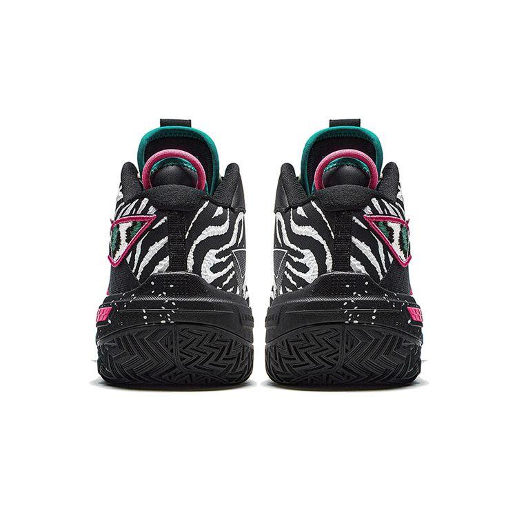 Li Ning Jiao Ao Ye Shou 2023 New Outdoor Basketball Shoes Men Basketball Shoes Black White ABFT045-1