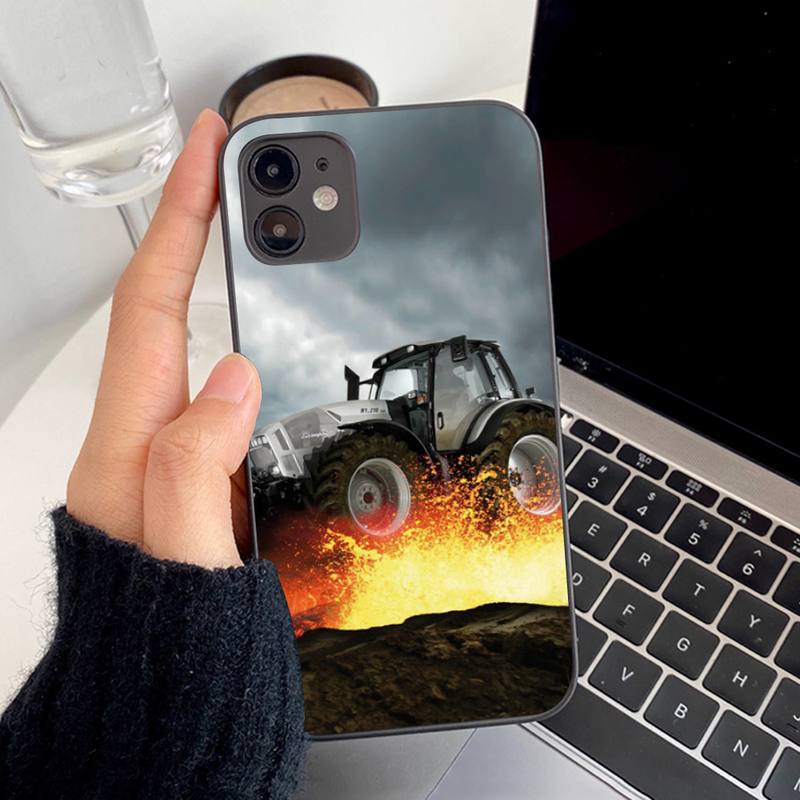 Чехол для телефона «Трактор» для iPhone 13 8 7 6S Plus X 5S SE 2020 XR 11 12 mini pro XS MAX