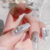 10Pcs Nail Ornaments Irregular Shape Rust-proof Cubic Zirconia DIY 3D Nail Ornaments Fake Nail Decor
