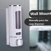 400Ml Shower Soap Dispenser Wall Mounted Shampoo And Conditioner Dispenser Adhesive Handwashing Fluid Dispenser