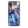 Blue Sea Animal Cute Dolphin Tempered Glass Cover For Samsung Galaxy A51 A71 A91 A72 A52 A81 A41 A31 A21 A21s M51 M31 M21 Shell