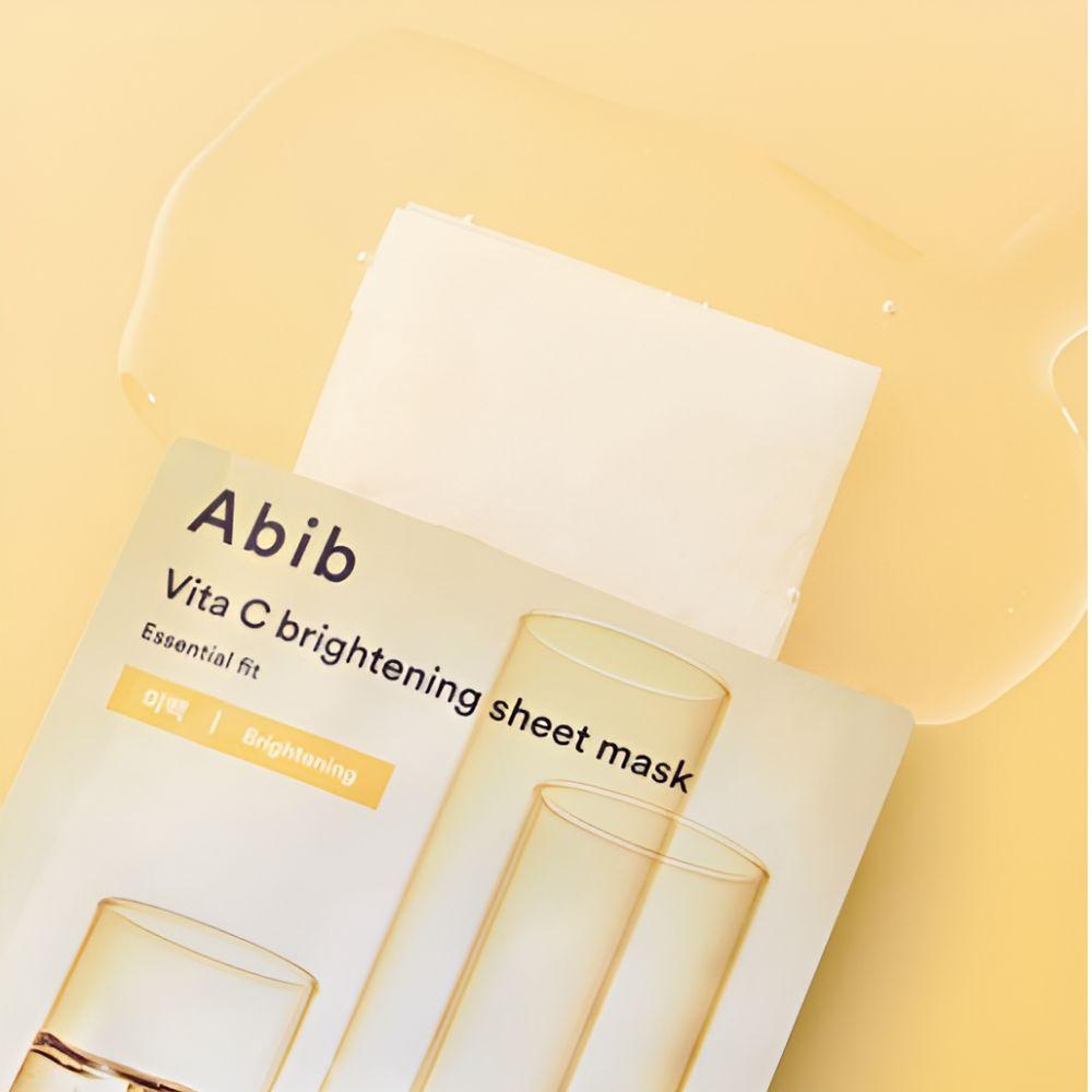 Abib Vita C Brightening Essential Fit Sheet Mask Vitamin C Radiance Face Mask 10P