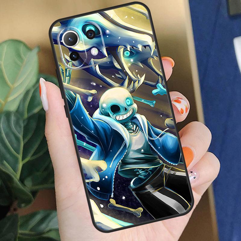 Чехол Undertale Sans для Xiaomi 13 14 11T 12T 13T Pro 12 Lite 12X POCO X3 X5 Pro F3 F4 X4 M5s C65 F5