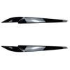 2 шт., глянцевые фары из АБС-пластика, злые брови, веки для BMW F15 F16 G05 G06 X5 X6 25d 30d 40e M50i M450d x-Drive 2013-2022