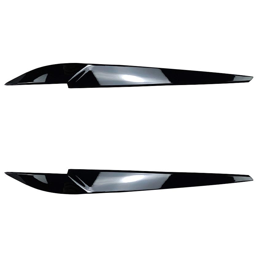 2 шт., глянцевые фары из АБС-пластика, злые брови, веки для BMW F15 F16 G05 G06 X5 X6 25d 30d 40e M50i M450d x-Drive 2013-2022