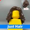 10 шт. Кирпичики MOC 1014 1025 4 см Фигурка Женские Женщины Волосы Собранные Частицы Строительные Блоки Аксессуары Детские Игрушки Пластиковые Куклы