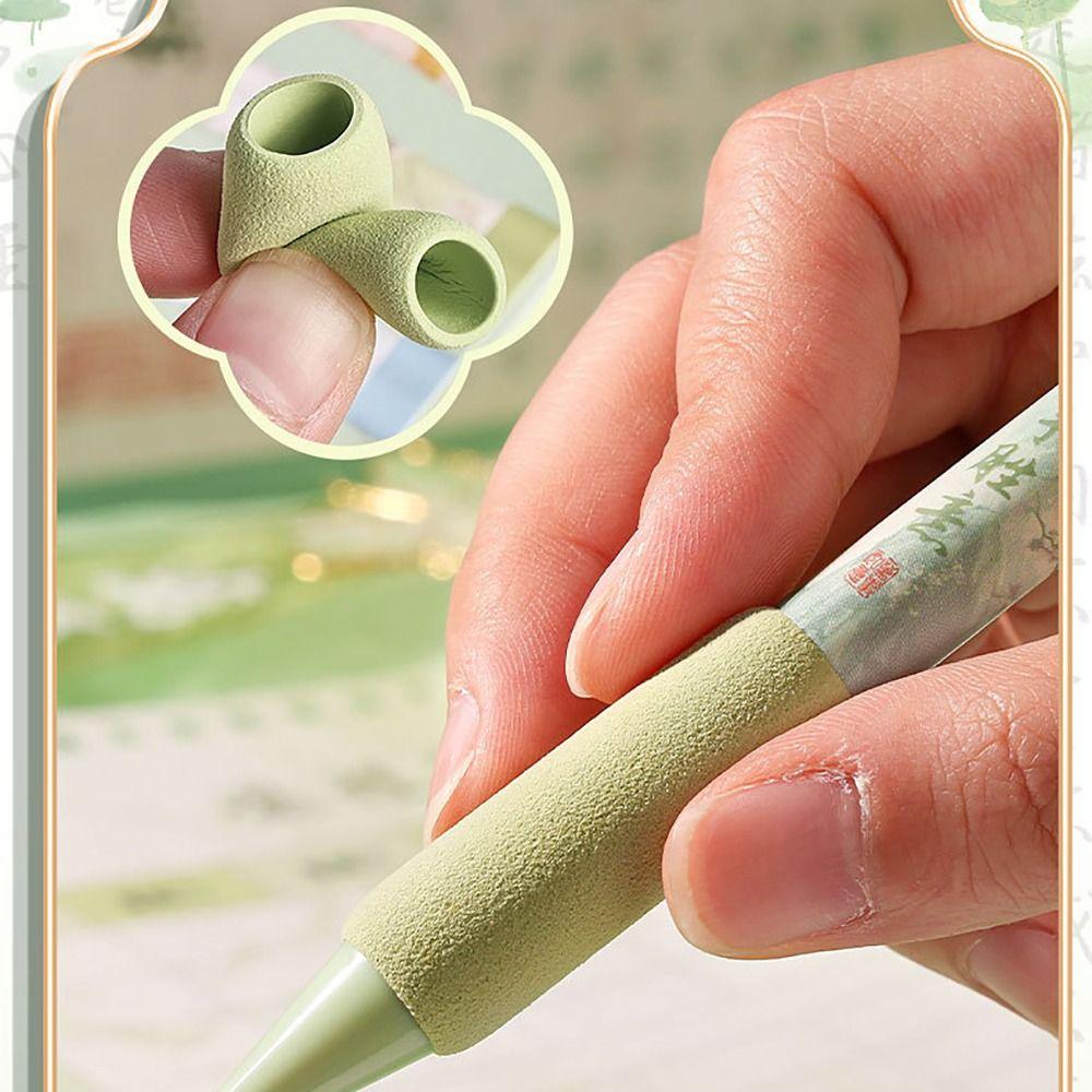 4PCS/Set Butterfly Patch Neutral Pen Soft Grip Writing Tools High Quality Signature Pen  Gift