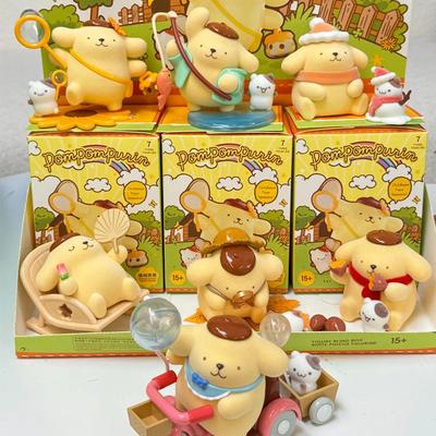 MINISO Pom Pom Purin Серия Четыре Сезона Слепой Бокс PomPomPurin Аниме Экшн Фигурка Сюрприз Мешок Коллекция Модели Игрушки Подарки