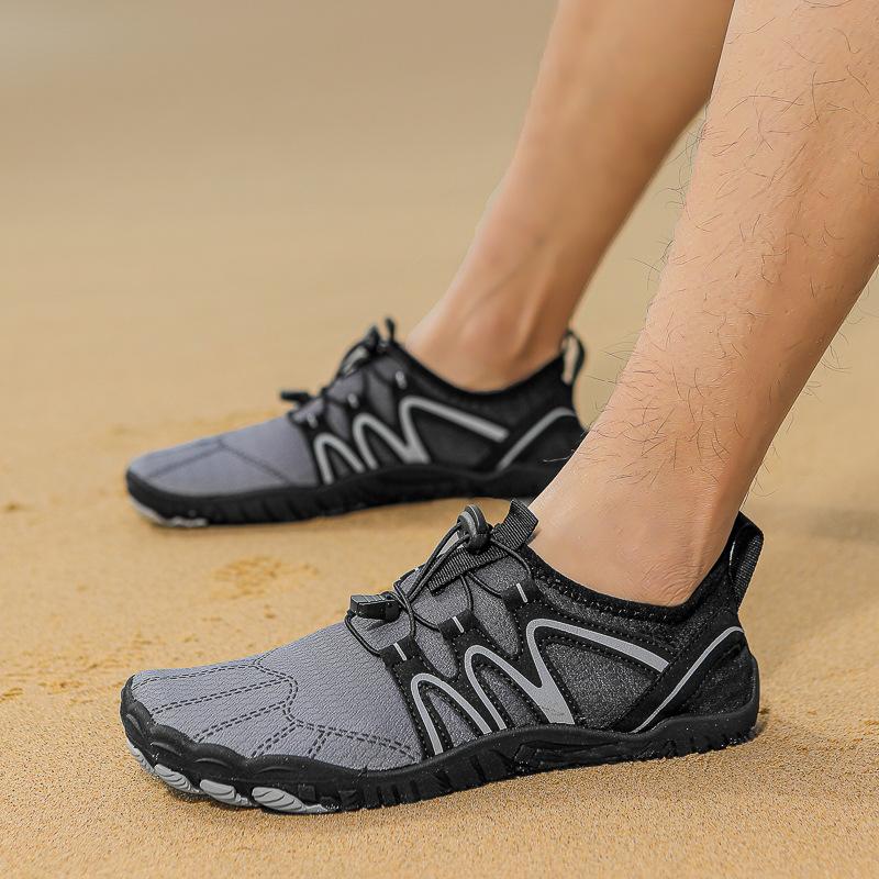 Уличная быстросохнущая пляжная обувь с пятью пальцами, легкая амфибийная обувь для ходьбы по воде, обувь для рафтинга, нескользящая обувь для ручьев, обувь для снорклинга