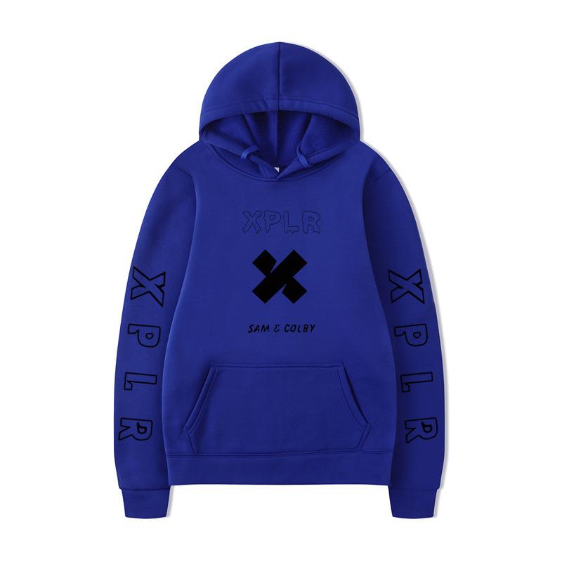 Autumn Winter Sam and Colby Printed Men's Hoodie Brand Hoody Clothes Vintage Fashion Casual Unisex Long Sleeve Pullovers