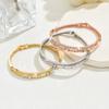New European and American Love Bracelet for Women, High End, Full Diamond Exquisite Bracelet, Hollow Square, Light Luxury Handma