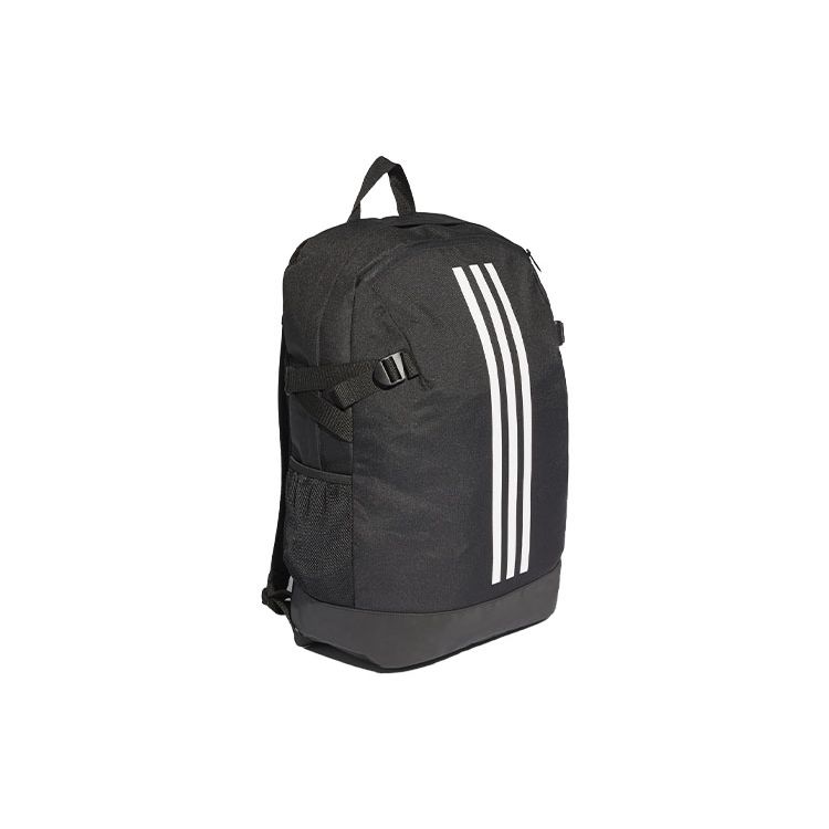 adidas Рюкзак Power из полиэстера с тремя полосками Большой мужской рюкзак Черный BR5863