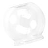 Mini Fish Tank Transparent Plastic Impact Resistant Plastic Gallon Fish Bowl for Desk Bookshelf