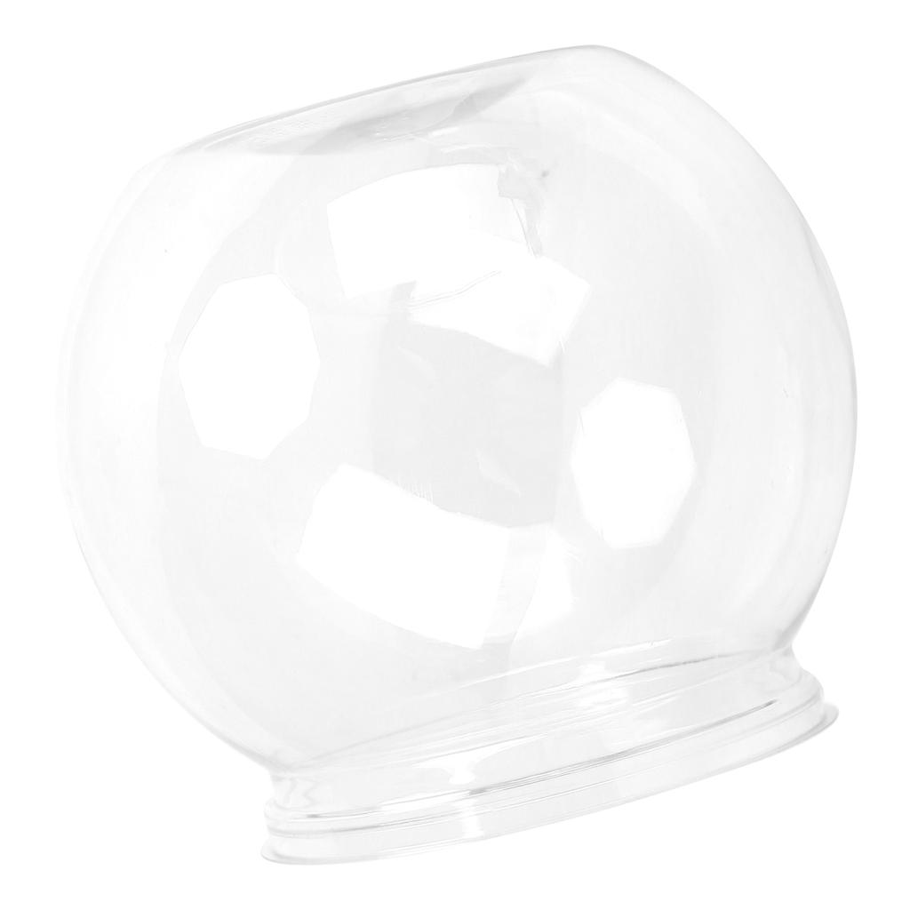 Mini Fish Tank Transparent Plastic Impact Resistant Plastic Gallon Fish Bowl for Desk Bookshelf