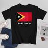 More Design East Timor Flag Unisex Tshirt Tees Tshirt Oneck T Shirts Unisex Boys Clothing 100 Cotton