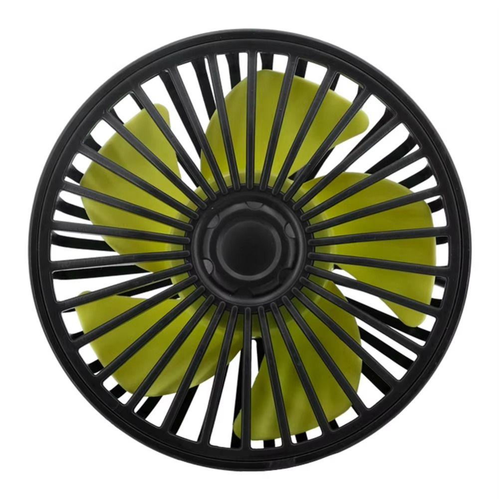 Регулируемый 3-скоростной Автомобильный Вентилятор Охлаждения Подголовника 5 Лопастей Вентилятора Вращение на 360° Вентиляция Подголовника