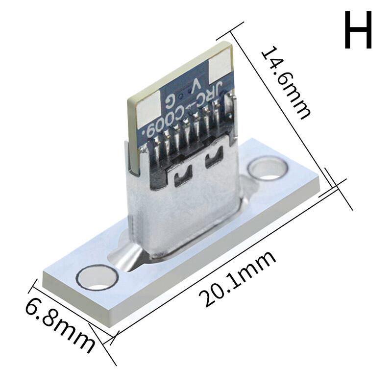 Гнездо USB 3.1 Type C с винтовой фиксирующей пластиной Гнездо USB Type-C 3.1 Type-C 2Pin 4Pin 5Pin 6Pin Гнездо разъема