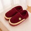 Autumn and Winter Wedding Cotton Slippers Red Pair Bag with Newlywed Couple Groom and Bride Dowry Festive Winter Wedding Shoes