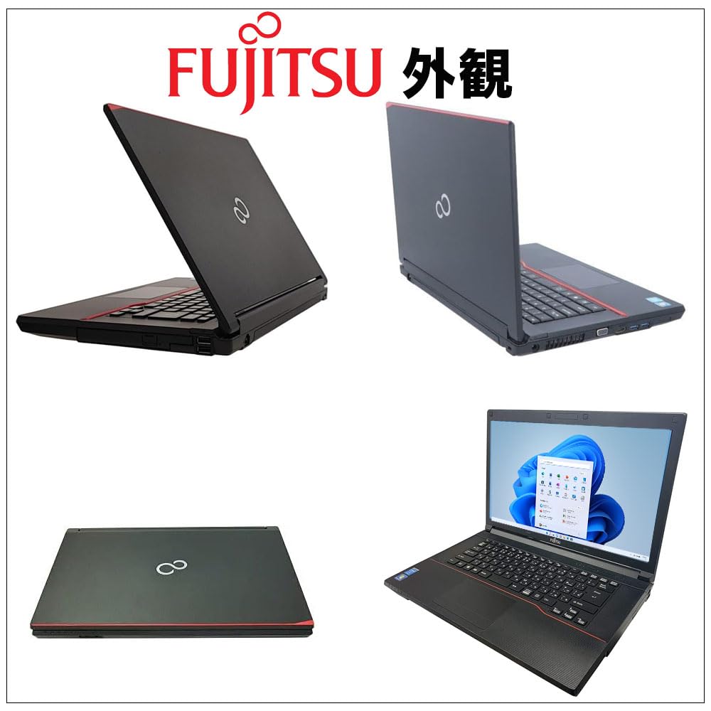 Только 16 ГБ Fujitsu A series 4-го поколения Core mouse notebook Компьютер [Текущая память] i5/laptop/windows11/MS & Office2019/15.6 type/SSD