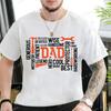 Dad The Man The Myth Daddy The Legend T-shirts Men's Summer Casual Short Sleeved Tees Tops Father's Day T-shirt Funny Dad Shirt