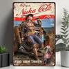 Металлическая табличка с постерами напитка Nuka Cola - Идеальный декор для стены паба, игровых зон, ретро-игровой тематики, металлическое искусство