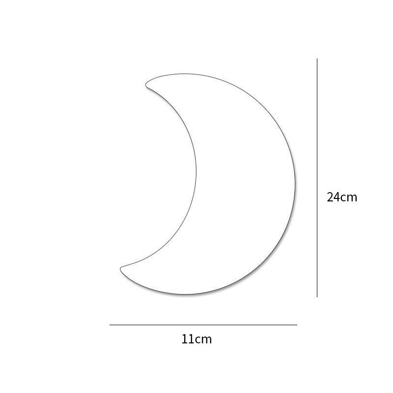 Irregular Acrylic Concave Makeup Mirror - Decorative Photo Prop