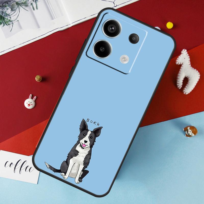 Чехол для телефона Xiaomi Redmi Note 14 Pro 13 12 11 10 15 Pro Plus Redmi 15 14C 10C 12C 13C 15C с изображением бордер-колли