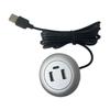 Встроенное настольное зарядное устройство USB Type-C, мебельная розетка для дивана, многофункциональный скрытый разъем для кабеля быстрой зарядки