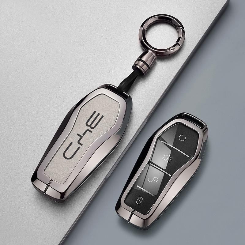 Чехол для автомобильного ключа BYD: Совместимо с Qin PLUS, Tang, Seagull, Seal, Dolphin, Song Plus, Han EV, Yuan и Frigate.