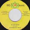7inch Record ELEPHANT MAN - Warn Dem NONE Ras-I Records 2000 Jamaica Reggae, Ska & Dub Used