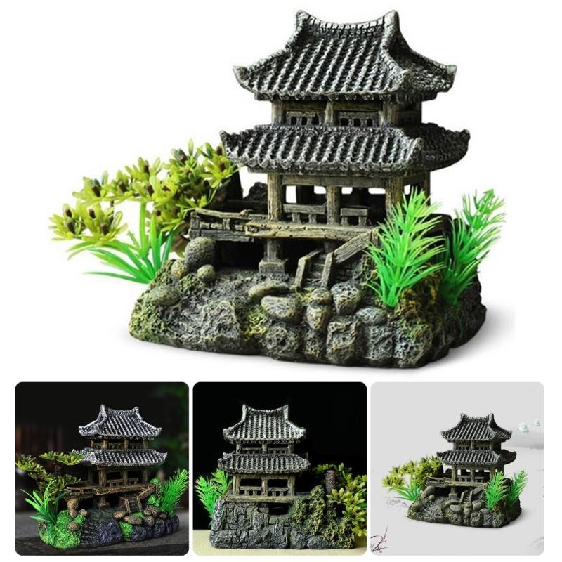 Aquarium Decorations Large Fish Tanks Ornament Aquarium Landscape Decoration Fish Tanks Accessories for Cave Hide Decors